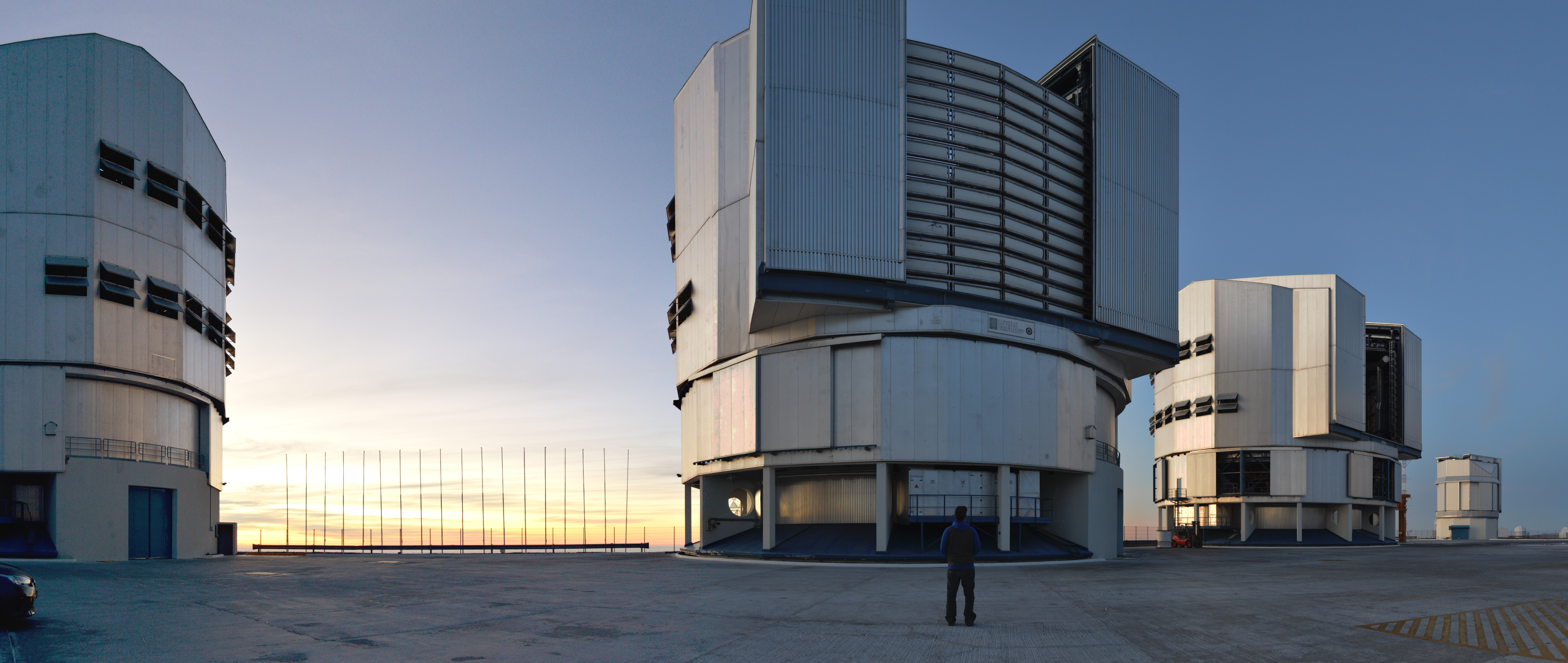 Platform of the Very Large Telescope, Cerro Paranal, Chile.